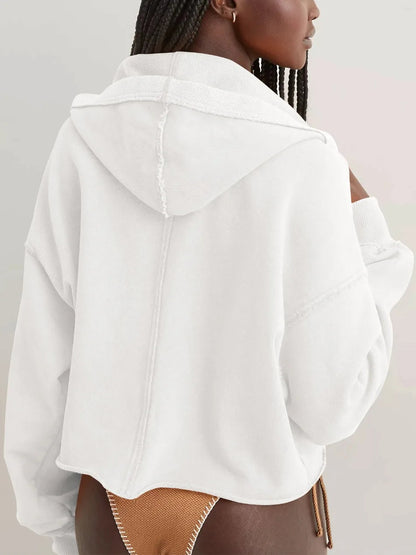 Trendy Knitted Hooded Sweatshirt – Loose Fit Lantern Long Sleeve Bape-Style Pullover for Spring & Autumn Cool