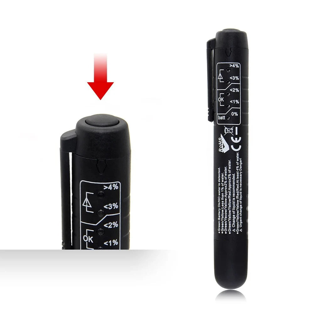 Automotive Brake Fluid Tester Pen – LED Indicator Tool for Accurate Car Brake Oil Diagnostics, Maintenance, and Safety Monitoring
