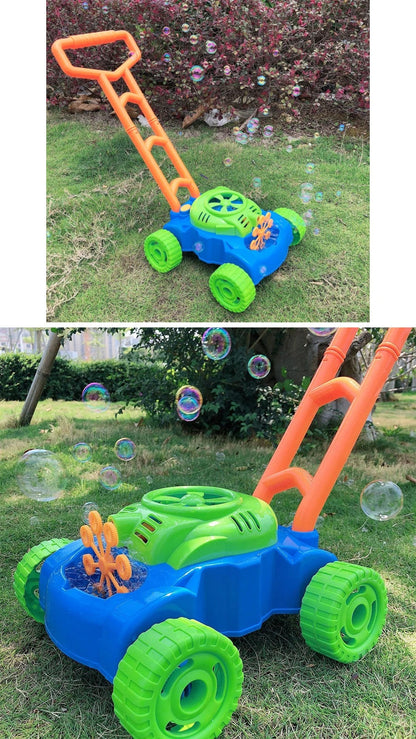 Outdoor Bubble Tank Car Toy – Motorized Bubble Blowing Trolley for Kids, Summer Play, Garden Fun & Gift Idea