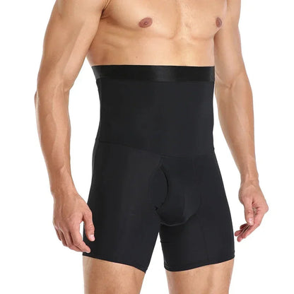 Men's Tummy Control Shaper Shorts – High Waist Compression Underwear for Belly Slimming, Workout Support & Confident Everyday Wear