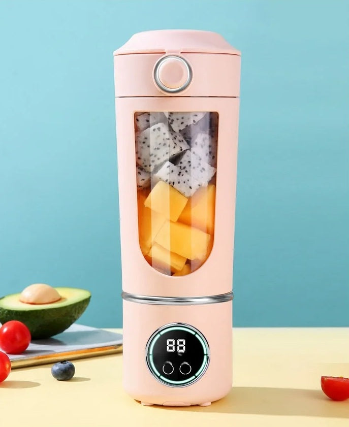 Portable Juice Blender Bottle – 700ML Durable 2-in-1 Smoothie Maker with Steel Blades for Shakes and On-the-Go Energy
