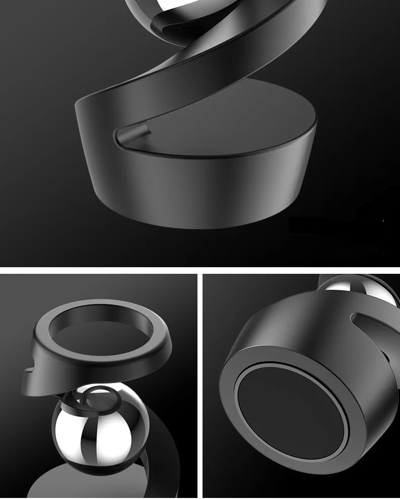 Rotating Gyroscope Finger Fidget Spinner – All-Aluminum Alloy Desk Toy with Silver Metallic Accents for Stress Relief, Focus & Adults