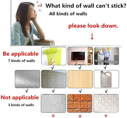 Hexagonal Acrylic Mirror Wall Sticker