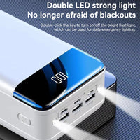 70000mAh Large Capacity Power Bank Mobile Phone Super Fast Charging Mobile Power Tablet Mobile Computer External Power Supply