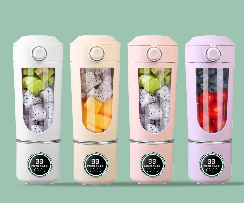 Portable Juice Blender Bottle – 700ML Durable 2-in-1 Smoothie Maker with Steel Blades for Shakes and On-the-Go Energy