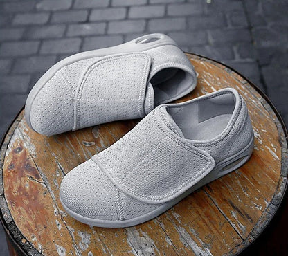 Orthopedic Sneakers for Women – Comfortable Adjustable Diabetic Walking Shoes for Swollen Feet and Soft Support