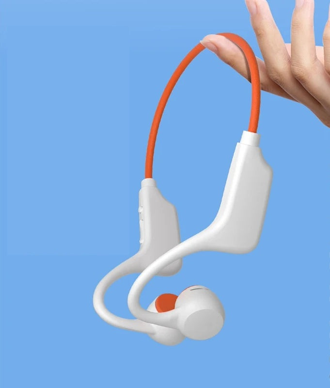 G1 Bone Conduction Bluetooth Headset – IPX8 Waterproof, Hang‑Ear Sports Headphones with Bluetooth 5.4 for Running, Swimming & Outdoor Use