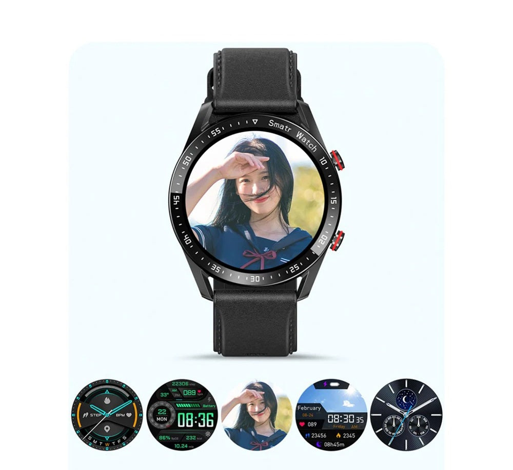 Men’s Sports Smartwatch – HW20 ECG+PPG Waterproof Bluetooth Call, Heart Rate Monitor, Fitness Tracker, Message Alerts, Sport Companion