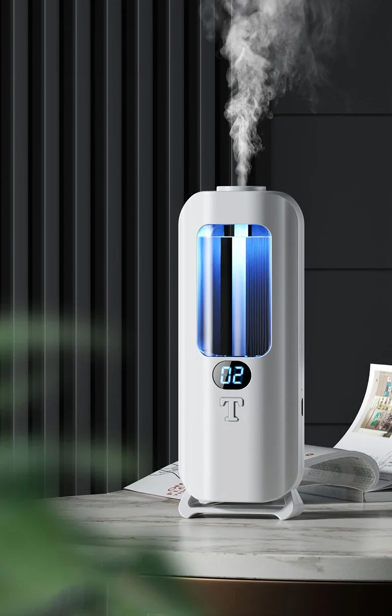 USB Aromatherapy Air Humidifier – Rechargeable 33.8oz Fragrance Diffuser for Long-Lasting Room Freshness in Office or Bathroom