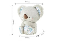 Anxiety Relief Koala Plush Toy with Music, Lights and Rhythmic Breathing Motion