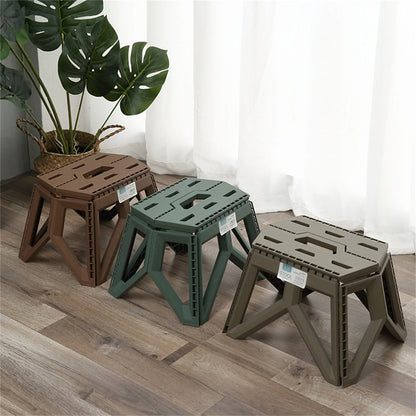 Compact Folding Outdoor Stool – High Load-Bearing Mini Chair for Camping, Beach, Hiking, Fishing, Lightweight Portable Seat Solution