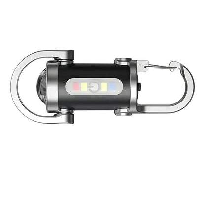 Rechargeable LED Keychain Work Light – Ultra-Bright, Compact, Multifunctional Emergency Flashlight with Keyring for Outdoor & Home Inspections