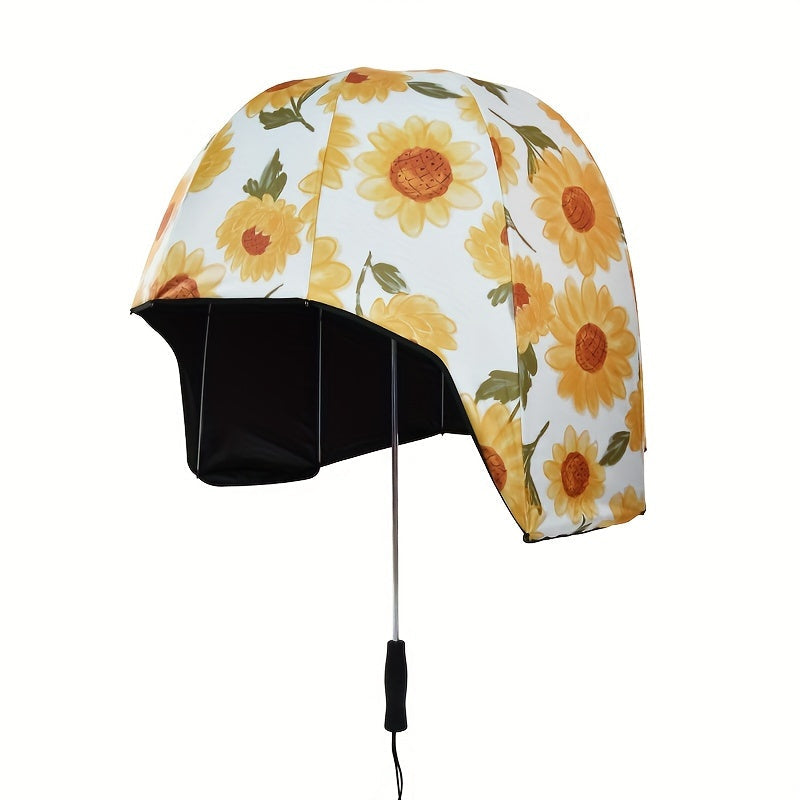 Helmet Umbrella Hat – Multi-Functional Sunshade Rain Hat for Outdoor Travel, Casual Use & Hands-Free Weather Protection