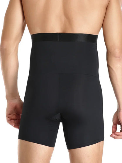 Men's Tummy Control Shaper Shorts – High Waist Compression Underwear for Belly Slimming, Workout Support & Confident Everyday Wear