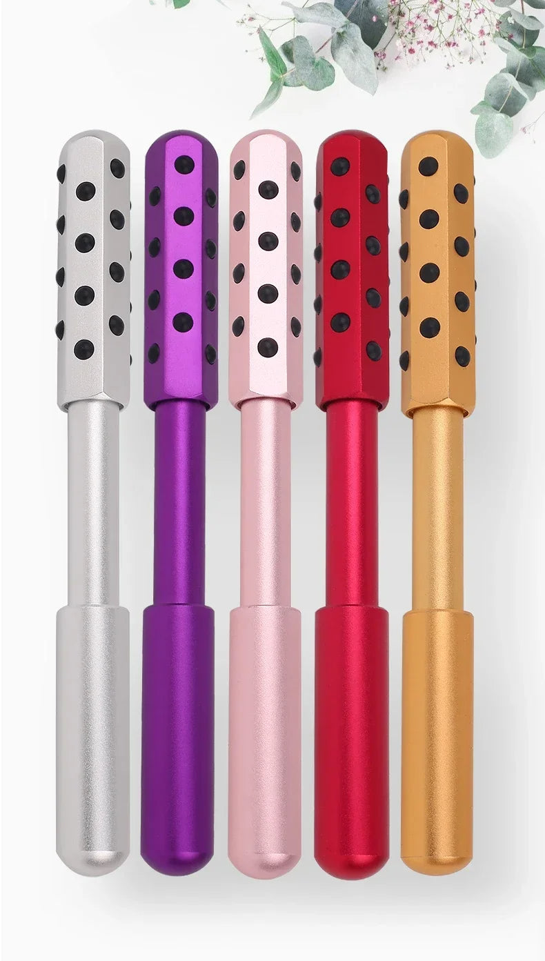 Germanium Anti-Wrinkle Facial Roller – 30-Needle Face Lift Wand for Skin Tightening, Derma Rolling, and Anti-Aging Treatment