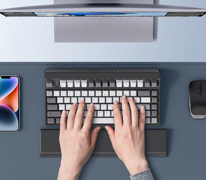 Memory Foam Wrist Pad - Ergonomic Keyboard Rest for Pain-Free Typing