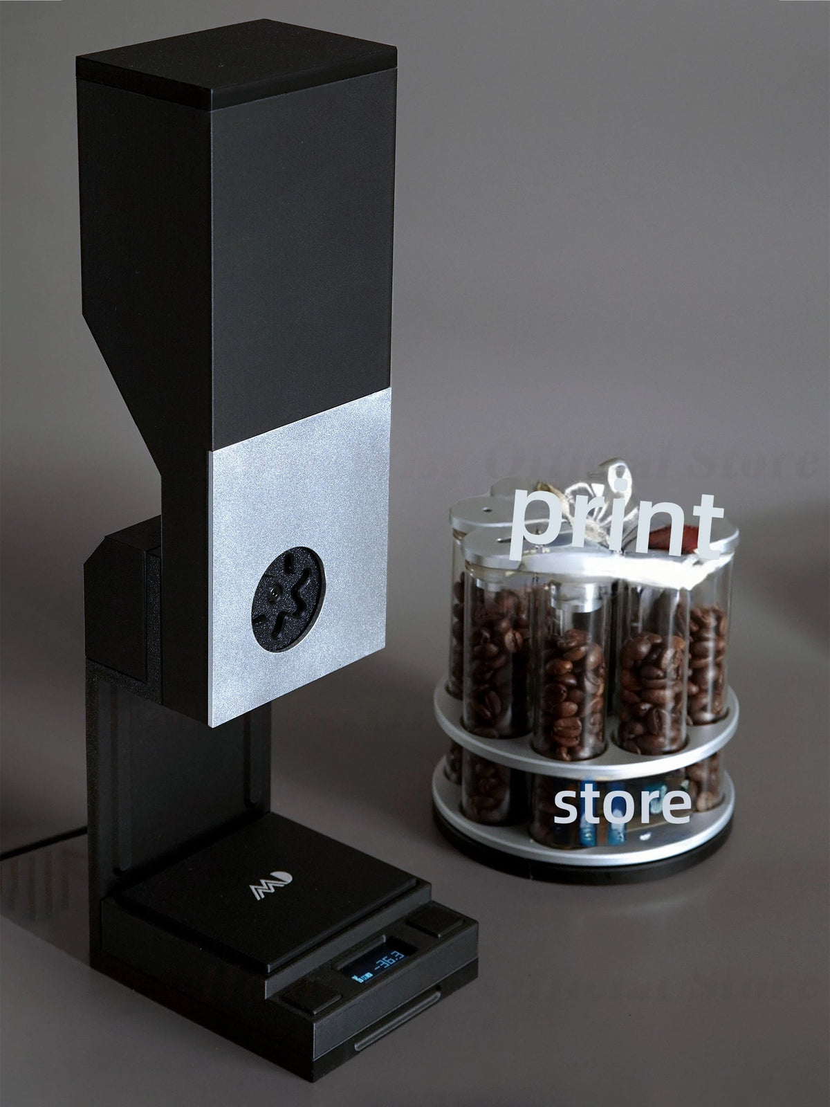 Coffee Bean Dispenser – Precision Automatic Counter Tool for Single-Origin Beans, Espresso, or Pour Over Brewing Perfection
