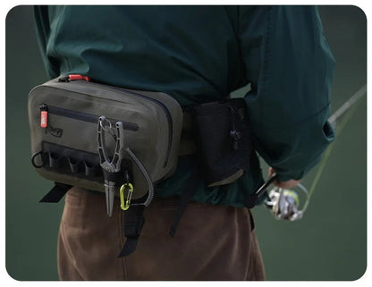 Waterproof Fishing Tackle Bag – Outdoor Waist Pack and Crossbody Design with Large Capacity for Storing Lures, Lines, and Fishing Accessories