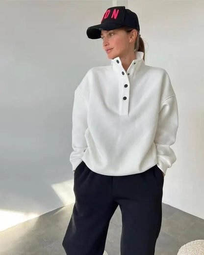 Oversized Hooded Tracksuit Set – 2 Piece Fashion Pullovers & Pants for Casual Streetwear Looks