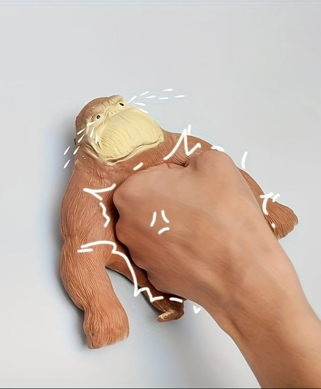 Squishy Gorilla Monkey Stretchy Toy – Irresistibly Cute Fidget for Stress Relief, Anxiety Reduction, and Satisfying Sensory Play Anytime