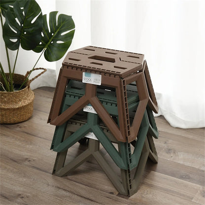 Compact Folding Outdoor Stool – High Load-Bearing Mini Chair for Camping, Beach, Hiking, Fishing, Lightweight Portable Seat Solution