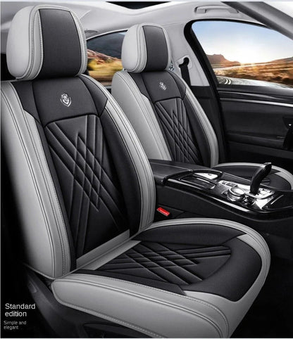 Luxury Leather Car Seat Covers for Skoda – Custom-Fit for Octavia, Rapid, Kodiaq & More Models, Stylish All-Season Interior Upgrade