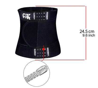 Waist Trainer Sports Belt for Men – Slimming Gym Corset with Belly Trimmer, Body Shaper Wrap for Weight Loss and Core Support