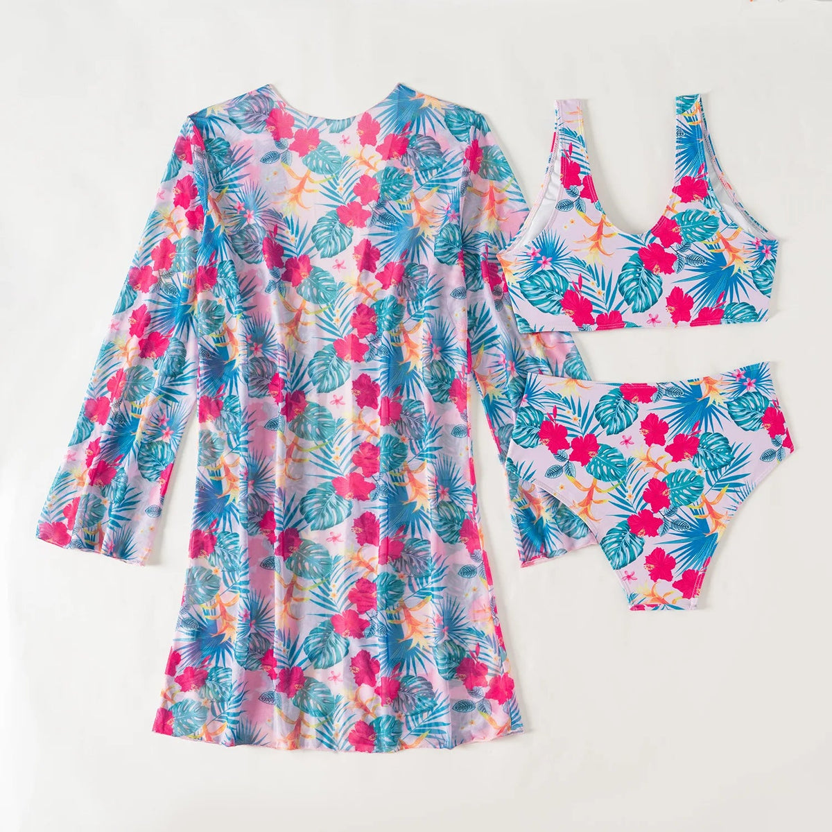 Sexy Push-Up Bikini Set – 3-Piece Women’s Summer Swimwear for Beach, Pool, or Resort with Chic and Flattering Fit