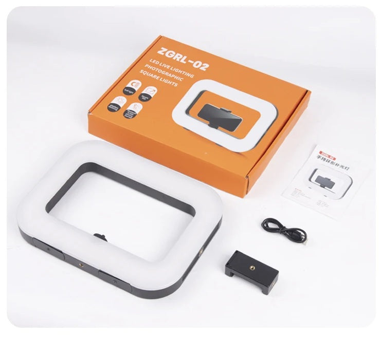 Smartphone Video Rig Stabilizer – Handheld Filmmaking Setup with Ring Light for TikTok, YouTube, Vlogging & Live Recording