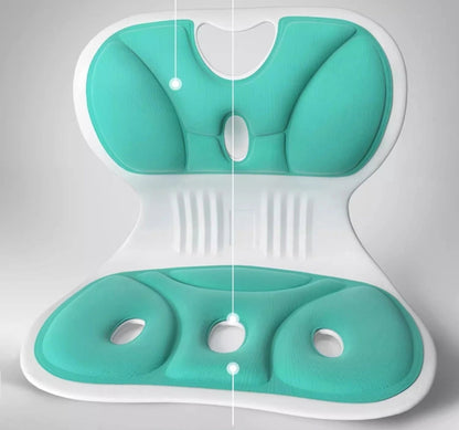 Ergonomic Waist Pad with Memory Foam – Breathable Lumbar Support for Long Sitting, Posture Correction for Office, Home & Travel Use