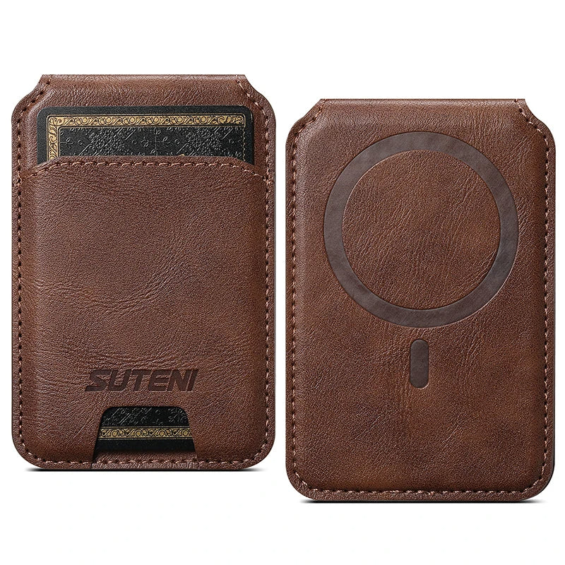 Leather Phone Wallet Bag – Magnetic iPhone 15 14 13 12 Pro Max Case with Card Holder, Crossbody Style & Secure Protection