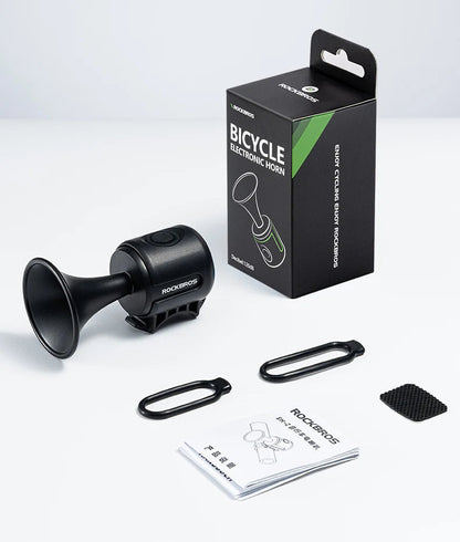 Electric Bike Horn – Loud Waterproof Bicycle Bell for Safety with Clear Alarm Sound for Day & Night Riding