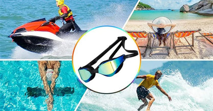 Professional Anti-Fog Swimming Goggles – Leakproof, HD Vision Swim Eyewear for Men & Women with Adjustable Silicone Comfort Fit