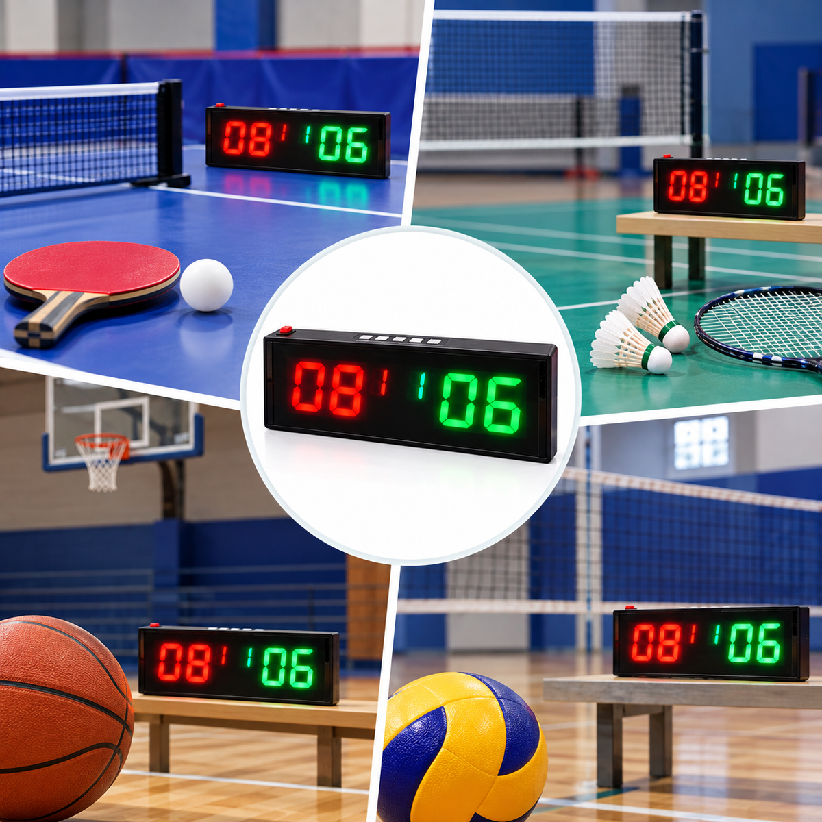 Electronic Sports Score Counter – Remote-Control Digital Scorer for Table Tennis, Badminton and Indoor Games with Clear Display and Easy Score Tracking