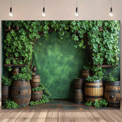 Festive St. Patrick’s Day Banner – Shamrocks & Golden Coin Garland for Irish-Themed Home, Party & Holiday Celebration Decor