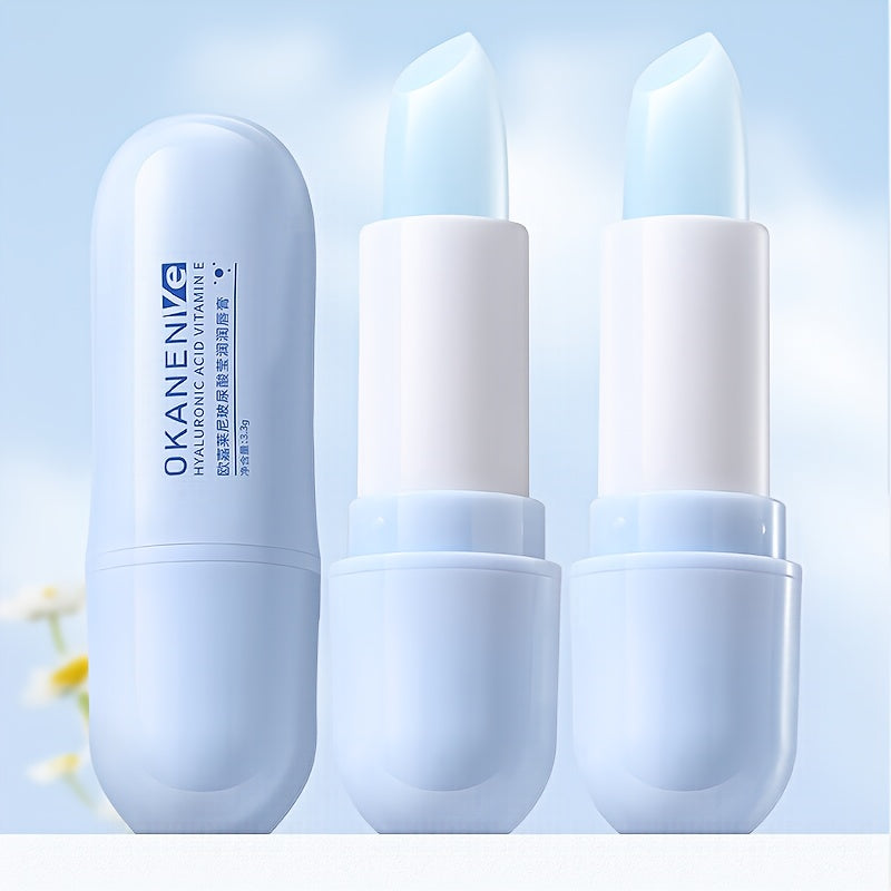 Hyaluronic Acid Lip Balm – Vitamin E & Hydrolyzed Sodium Hyaluronate Formula for Deep Hydration, Reduces Lip Lines, and Softens Skin