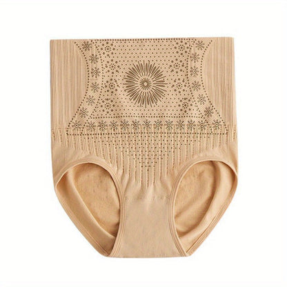 High-Waist Abdomen Control Panty – Seamless Body Shaper Panties with Breathable Fabric for Waist Training, Slimming, and Everyday Underwear