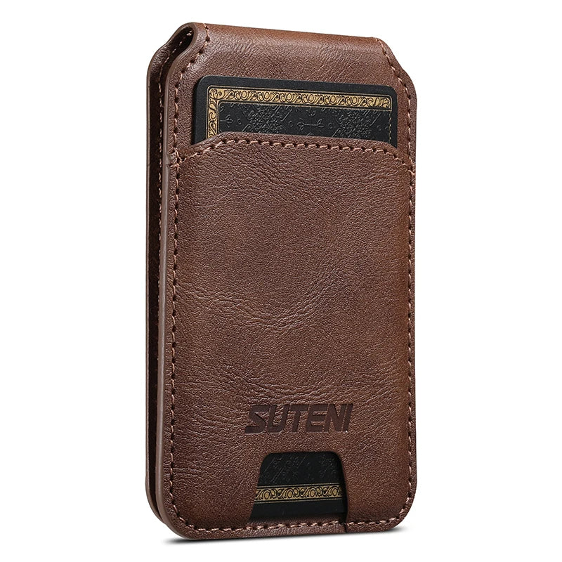 Leather Phone Wallet Bag – Magnetic iPhone 15 14 13 12 Pro Max Case with Card Holder, Crossbody Style & Secure Protection