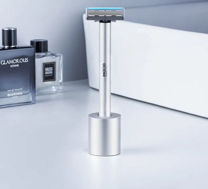 Waterproof Men’s Shock Shaver – Smart Inductive Razor with Manual-Auto Function for Effortless, Close & Comfortable Grooming