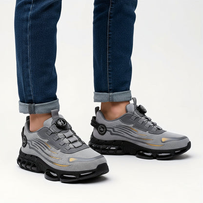 Men’s Steel Toe Safety Work Shoes – Breathable Non-Slip Sneakers with Puncture Protection for Outdoor & Casual Wear