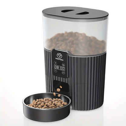 Smart Pet Feeder- WiFi-Enabled Auto Dispenser for Dogs & Cats with Remote Control for Precise Mealtime Scheduling