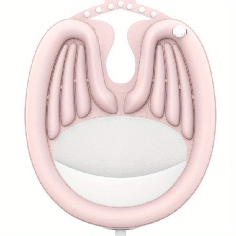 Portable Inflatable Shampoo Basin for Adults – No-Bend Hair Washing Tray for Elderly, Pregnant or Postpartum Women, Ideal for Bedside or Travel Use