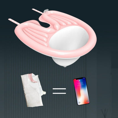 Portable Inflatable Shampoo Basin for Adults – No-Bend Hair Washing Tray for Elderly, Pregnant or Postpartum Women, Ideal for Bedside or Travel Use