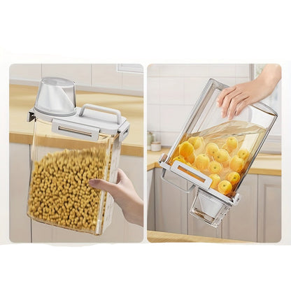 Airtight Food Storage Containers Set of 4 – Leakproof, BPA-Free Plastic Containers for Fresh Pantry and Kitchen Organization