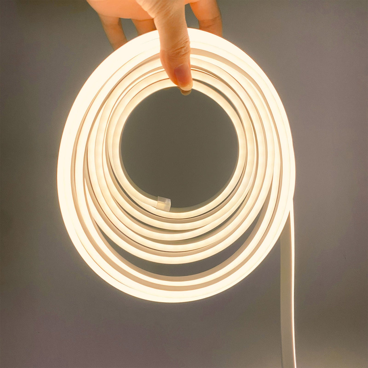 Flexible LED Neon Strip Light – Cuttable Warm White 3000K USB Decorative Lighting for Custom Signage, Room Ambience & Creative Home Décor