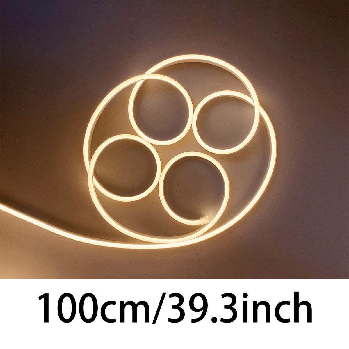 Flexible LED Neon Strip Light – Cuttable Warm White 3000K USB Decorative Lighting for Custom Signage, Room Ambience & Creative Home Décor