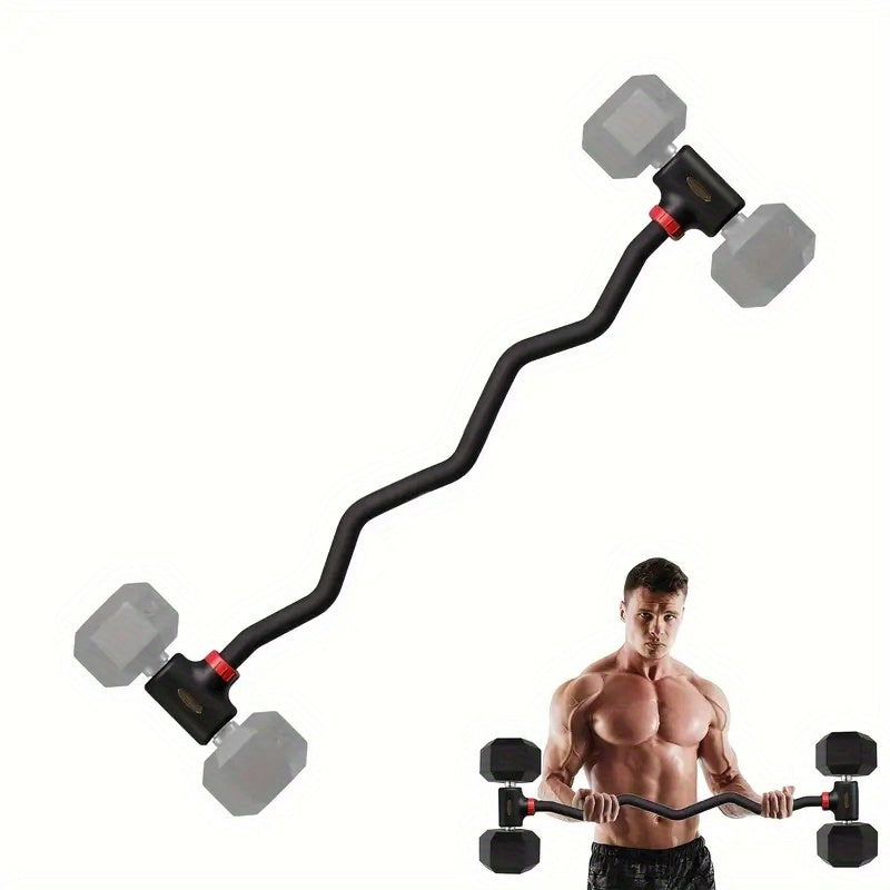 Hyperbell Dumbbell Converter – Adjustable Home Fitness Attachment Transforming Dumbbells into Barbell or Kettlebell up to 90.72KG