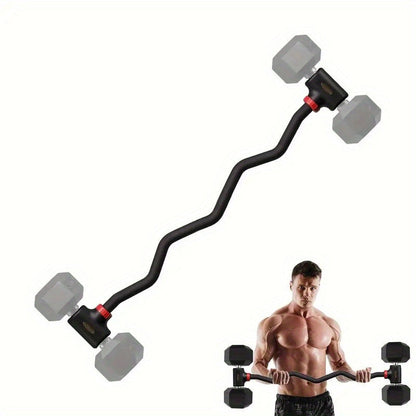 Hyperbell Dumbbell Converter – Adjustable Home Fitness Attachment Transforming Dumbbells into Barbell or Kettlebell up to 90.72KG