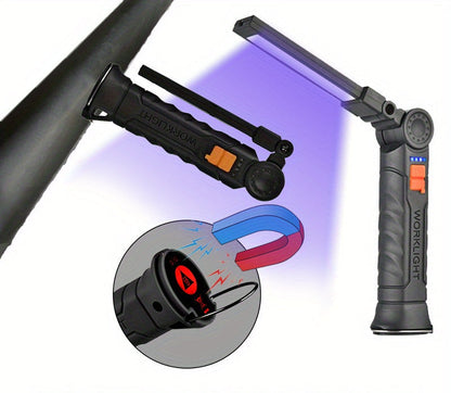 Portable LED Rechargeable UV Flashlight –  Black Light for Pet Urine Detection, Stain Cleaning, and Outdoor Essentials