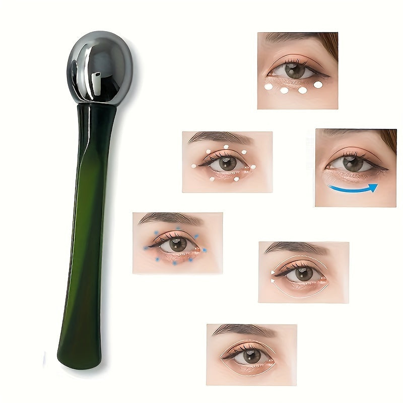 Hypoallergenic Eye Massage Roller – Refreshing Skincare Tool to Soothe Tired Eyes, Reduce Puffiness, and Energize Delicate Skin Around the Eyes